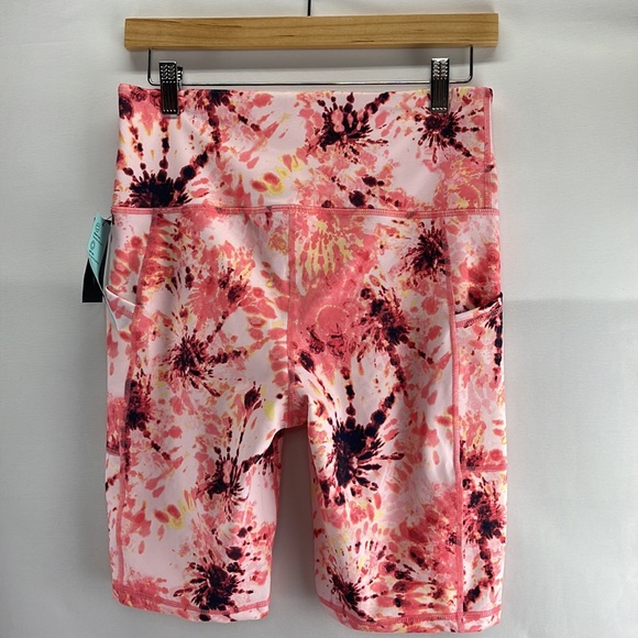 Ideology Tie-Dye High-Rise Bike Shorts - Picture 2 of 14